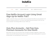 Tablet Screenshot of inadco.com